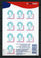 Nederland NVPH 2037 Vb2037 Vel Beatrix Inversie Logo PTT Post Dicht Hangoog 2006 MNH Postfris - Ongebruikt