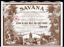 SAVANA - Industrielle, Commerciale Et Financière - Azië