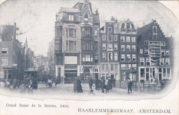 Amsterdam Haarlemmerstraat Levendig Tram Verkeer Dak- En Gevelreclames # 1906    2583 - Amsterdam