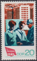 1968 DDR ** Mi:DD 1364, Sn:DD 1008, Yt:DD 1060, Kongress Des Freien Deutschen Gewerkschaftsbundes - Unused Stamps