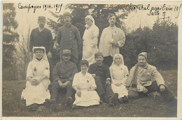 - Maine Et Loire -ref-B123- Saumur -carte Photo Hôpital Auxiliaire 105 Salle 7 - Campagne 1914-19 -hôpitaux Auxiliaires - Saumur