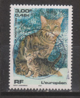 Yvert 3284 Cachet Rond Chat - Used Stamps