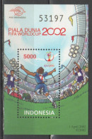 Indonesia 2002 - Calcio - Corea Del Sud - Giappone Bf           (g9714) - 2002 – Zuid-Korea / Japan