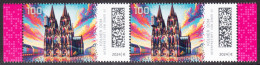 !a! GERMANY 2024 Mi. 3832 MNH Horiz.PAIR W/ Right & Left Margins (a) - Historic Buildings In Germany: Cologne Cathedral - Neufs
