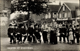 CPA Spakenburg Utrecht Niederlande, Männer Und Frauen In Tracht - Other & Unclassified