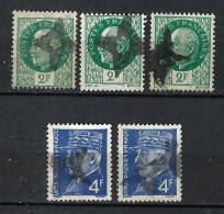 FRANCE Ca.1941-44:  Lot D' Obl. "étoile à 4 Branches" De La Chambre De Commerce De Lyon - Used