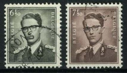 1069A + 1970 - Koning Boudewijn 6,50 + 7,50 - 1953-1972 Bril