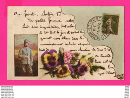 CPA Gaufrée (Réf: Z 3155) (TIMBRES REPRÉSENTATION) Trésor Et Poste Soldat - Francobolli (rappresentazioni)