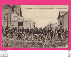 CPA (Réf: Z 3056) LA SCHLUCHT (88 VOSGES) Compagnie Cycliste De Chasseurs à La Frontière  (très Animée, Vélo, Bicyclett) - Other & Unclassified