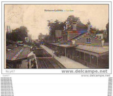 (  Dép 78)           à   MAISONS  - LAFFITTE     La Gare   Av Train  1909 - Maisons-Laffitte