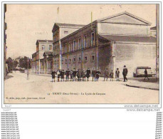 Cpa  ( Dep  79 )  à    NIORT        Le Lycée  De  Garçons  En  1918 - Niort