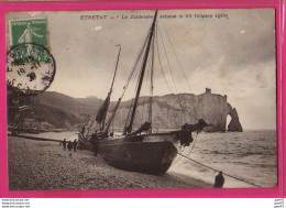 CPA (Réf: Z 4190)  ÉTRETAT  (76 SEINE MARITIME) BATEAU Le "Zuiderzée" échoué Le 29 Octobre 1909 - Etretat