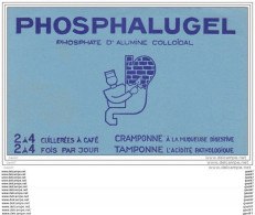 BUVARD  Réf-JP- Ww-O-579 (  Avec PUB  )   Les Produits     """"""   PHOSPHALUGEL """"" - Drogheria