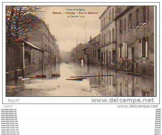 Cpa   ( Dep  92  )    à   CLICHY "  Rue Du Réservoir  - La Crue De La Seine Le 29 Janvier 1910 - Clichy