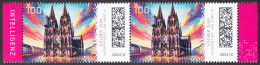 !a! GERMANY 2024 Mi. 3832 MNH Horiz.PAIR W/ Right & Left Margins (c) - Historic Buildings In Germany: Cologne Cathedral - Neufs