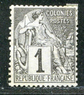 REF096 > COLONIES GENERALES < N° 46 * Alphée Dubois > Neuf Dos Visible -- MH * - Alphee Dubois