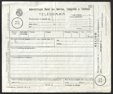 Printed Telegram From 1946 Mod. 68 General Administration Of Posts, Telegraphs And Telephones. Impresso De Telegrama De - Lettres & Documents