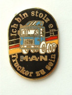 PIN'S CAMION MAN - Transport Und Verkehr