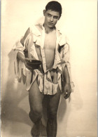 Photographie Photo Vintage Snapshot Anonyme Bel Beau Jeune Homme  - Anonyme Personen