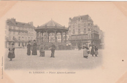 56   LORIENT     Place Alsace Lorraine   Carte Nuage. 1900-1905.          RARE - Lorient