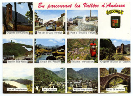 Carte Multivues - VALLS D'ANDORRA - Andorre