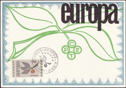 Chypre - Cyprus - Zypern CM 1965 Y&T N°252 - Michel N°MK260 - 150m EUROPA - Lettres & Documents