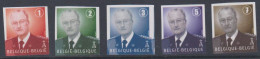 Belgique Non Dentelé 2007 3695-99 Roi Albert II - 2001-…