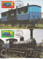Bulgaria Bulgarie Bulgarien 30-11-1991 125 Jaar Spoorwegen Bulgarije Max Cards - Trains
