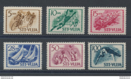 1952 TRIESTE B, N° 46/51 - Sport , 6 Valori , MNH** - Altri & Non Classificati