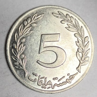 TUNISIE - KM 282 - 5 MILLIMES 1960 - TTB+ - Tunesien