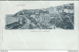 Ce571 Cartolina Sanremo Passeggiata Dell'imperatore Imperia Liguria - Imperia