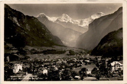 Wilderswil - Totalansicht Mit Eiger, Mönch Und Jungfrau (6103) * 16. 7. 1930 - Wilderswil