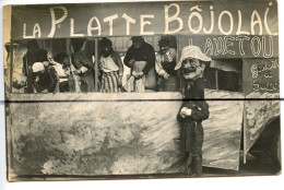 CARTE PHOTO Humoristique . CPA . D69 . Azergues. La Platte Bojolais Lavetou - Other & Unclassified