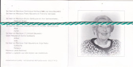 Lucrèce Bultynck-Bauwens, Waardamme 1914, 2016. Honderdjarige. Foto - Décès