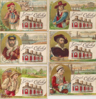 CHROMO CIBILS -REEKS 1.16.1.-11STUKS TYPES AND SCENES OF CITIES-FRANS-CARDS PRINTED BY STUMGES,SUCCESSOR OF PONGS,BRUSSE - Sonstige & Ohne Zuordnung