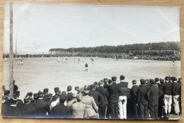 CARTE PHOTO MATCH DE FOOT FOOTBALL CAMP DE HADERWIJK 2 MARS 1916 - Harderwijk