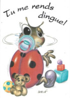 Carte Postale: Série Beetles, Coccinelles, 3Tu Me Rends Dingue!"; Humour. - Humour