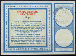 NORTHERN IRELAND ( GB ) Vi21 10p. International Reply Coupon Reponse Antwortschein IRC IAS O CARRICK FERGUS Co. ANTRIM 1 - Irlande Du Nord