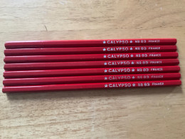 7 CRAYONS COULEUR Rouges  CALYPSO No 89 - Other & Unclassified