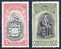 GRENADA 1951 - GRANADA - UNIVERSIDAD DE LAS ANTILLAS - YVERT 155/156** - Grenade (...-1974)