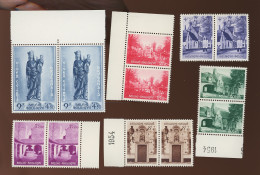 2 X Beguinage 943/951 **   Postfris.  Cote 350-€ - Unused Stamps