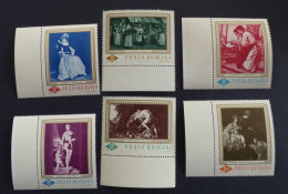 1967 RUMÄNIEN - ROMANIA  Mi:  2576 - 2581 Gemälde MNH ** Postfrisch  #6472 - Unused Stamps