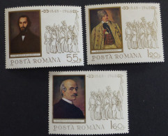 1967 RUMÄNIEN - ROMANIA  1968 Revolution Mi.2694-96 MNH ** Postfrisch  #6472 - Unused Stamps