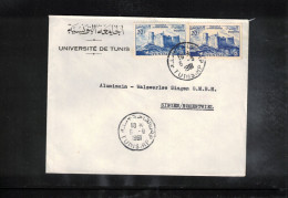 Tunisia 1961 Interesting Letter - Tunesien (1956-...)