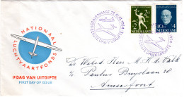NL 1954, Jugend U. Luftfahrt Kpl. Auf FDC - Other & Unclassified