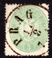 Österreich, 3 Kr. Eng Gezähnt M. Klarem K1 PRAG - Lettres & Documents