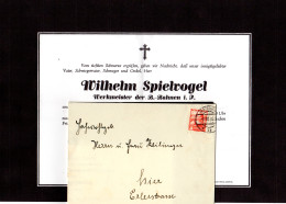 Österreich 1953, 30 G. Auf Falt Trauerbrief V. St. Pölten - Lettres & Documents