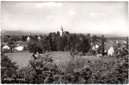 Schweiz, Möhlin Aargau, 1957 V. Riburg Gebr. Sw-AK M. Dt. Nachporto - Other & Unclassified