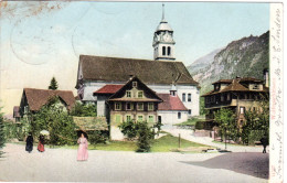 Schweiz, Wolfenschiessen Nidwalden, 1905 Gebr. Farb-AK  - Autres & Non Classés