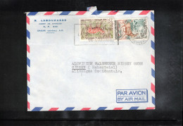 Senegal 1962 Interesting Airmail Letter - Tunisia